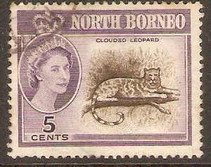 North Borneo 1954 5c Reddish violet. SG376.